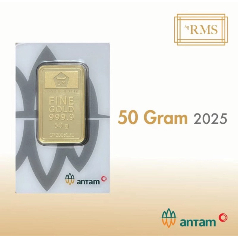 Emas antam logam mulia 50 gram