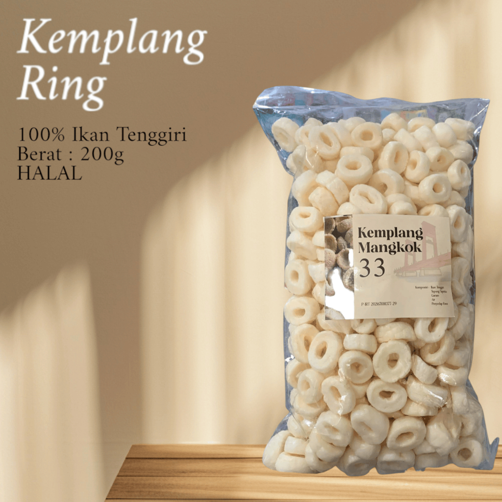 

Kemplang Ring Ikan Tenggiri 200g
