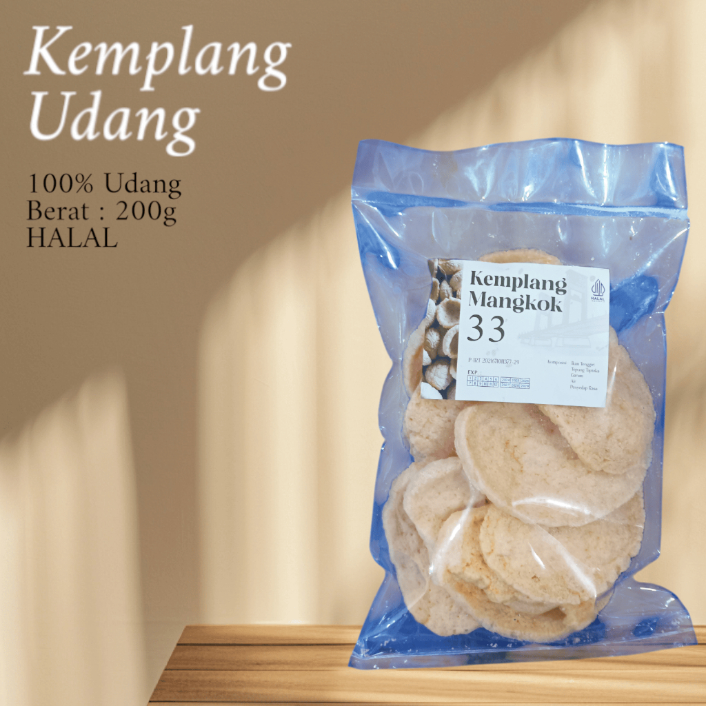 

Kemplang Udang Premium 200g