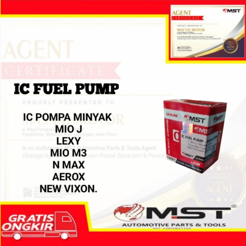 IC FUEL PUMP. IC POMPA MINYAK MIO J. LEXY. MIO M3. N MAX. AEROX. NEW VIXON.