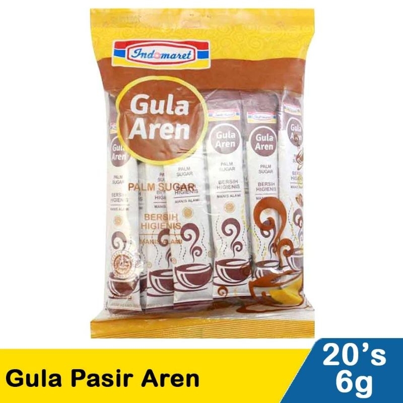 

Indomaret Gula Aren Stick 20x6g