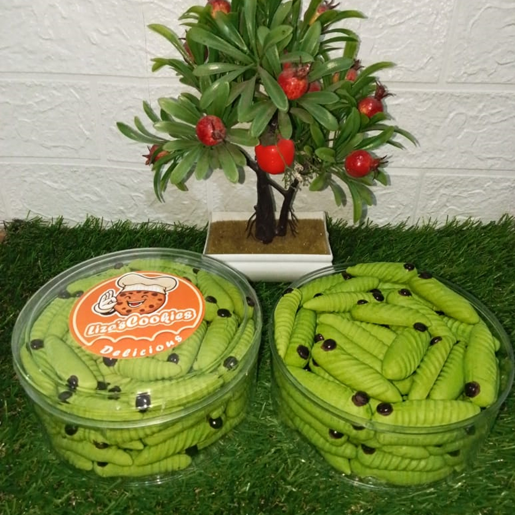 

Kue Ulat Daun 1KG | Fresh Homemade by Liza's Cookies