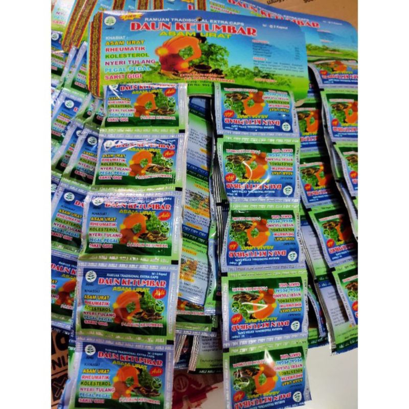 

paket (10 renceng) jamu tradisional Daun ketumbar original kapsul