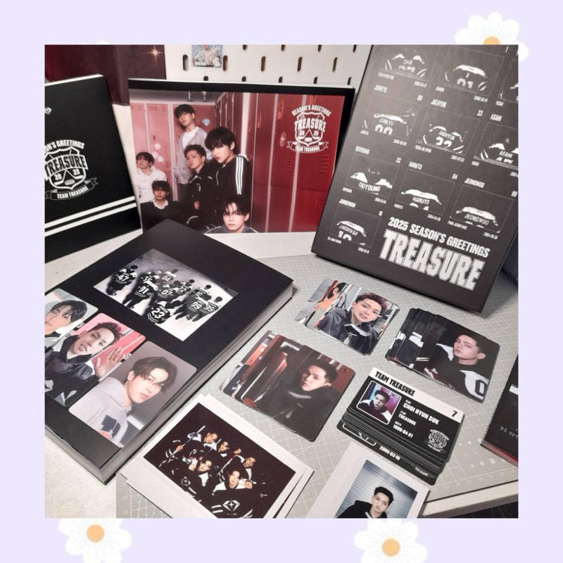 [READY STOK ] SHARING OFFICIAL  TREASURE 2025 SEASON'S GREETINGS TREASURE SEASON GREETING 2025 YG SE