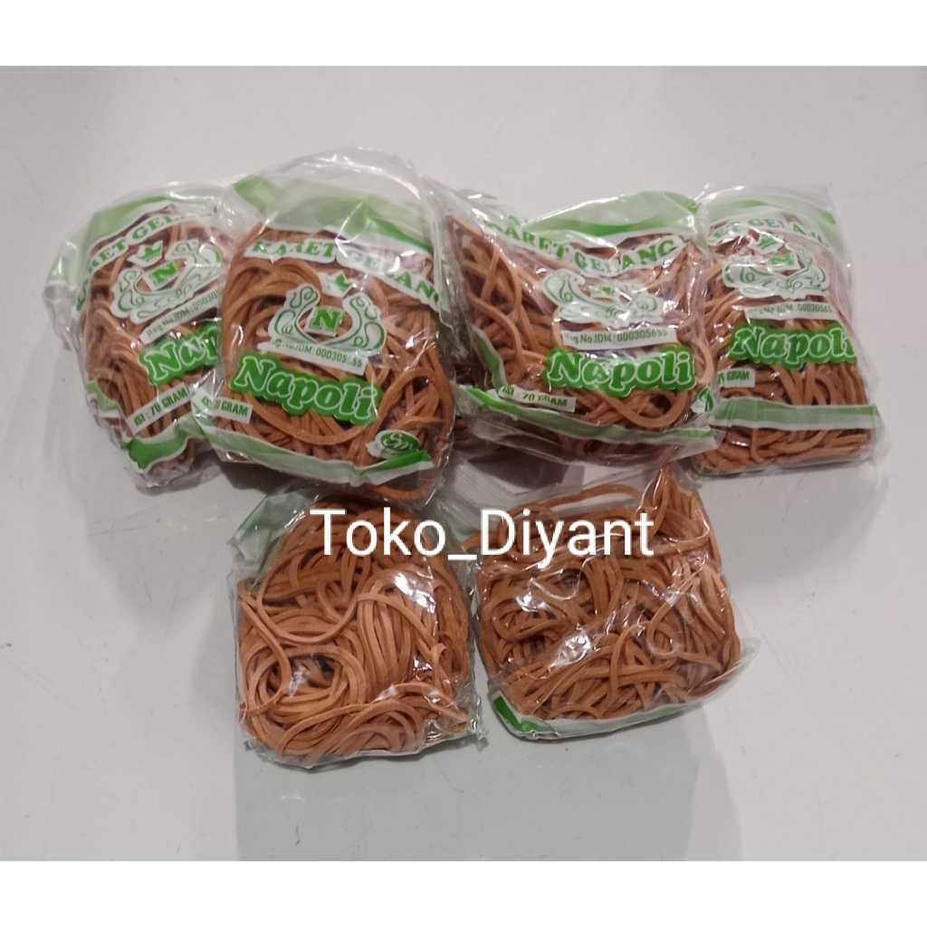 

Karet Gelang NAPOLI Kuning 70Gram