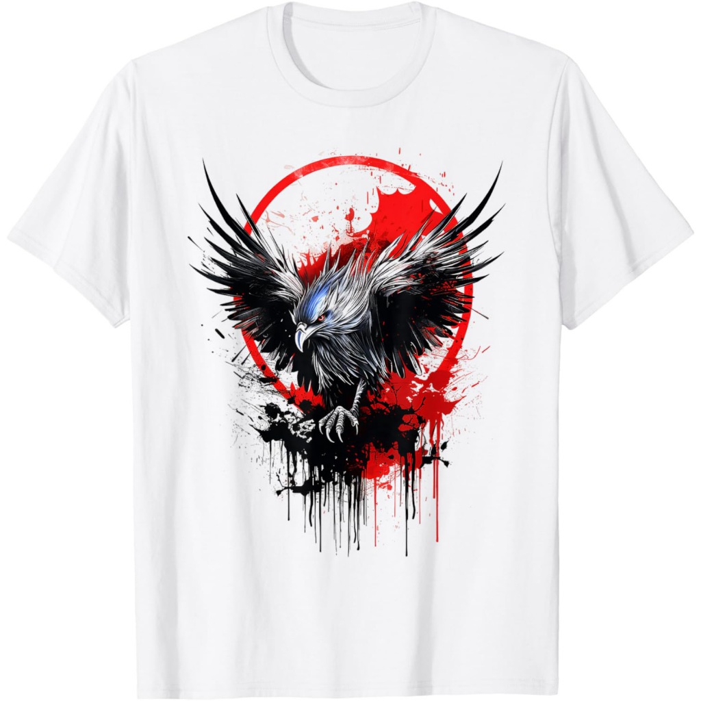 Lukisan Abstrak Hewan Elang Potret Seni Elang Kaos Elang