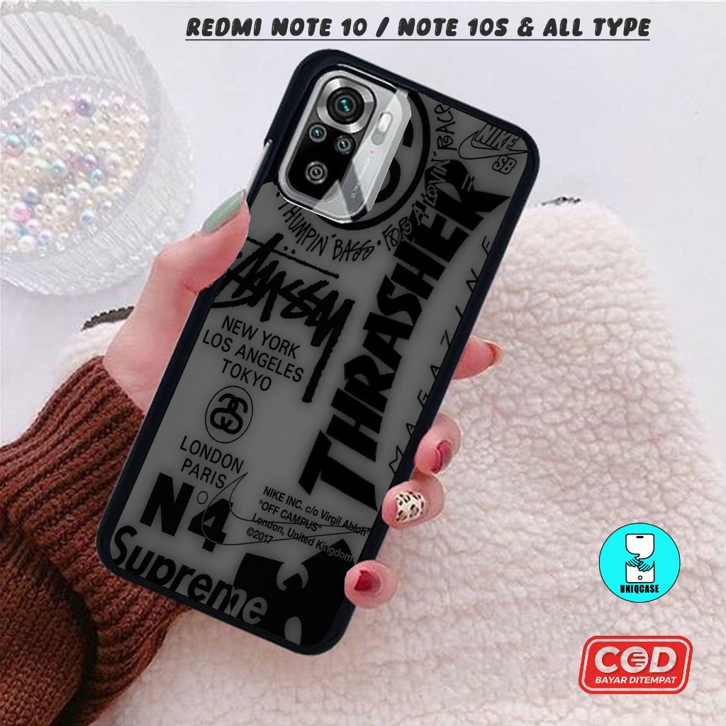 CASE GLOSSY REDMI NOTE 10 / REDMI NOTE 10S dan ALL TYPE SMARTPHONE & ANDROID Bisa request tipe Cassi
