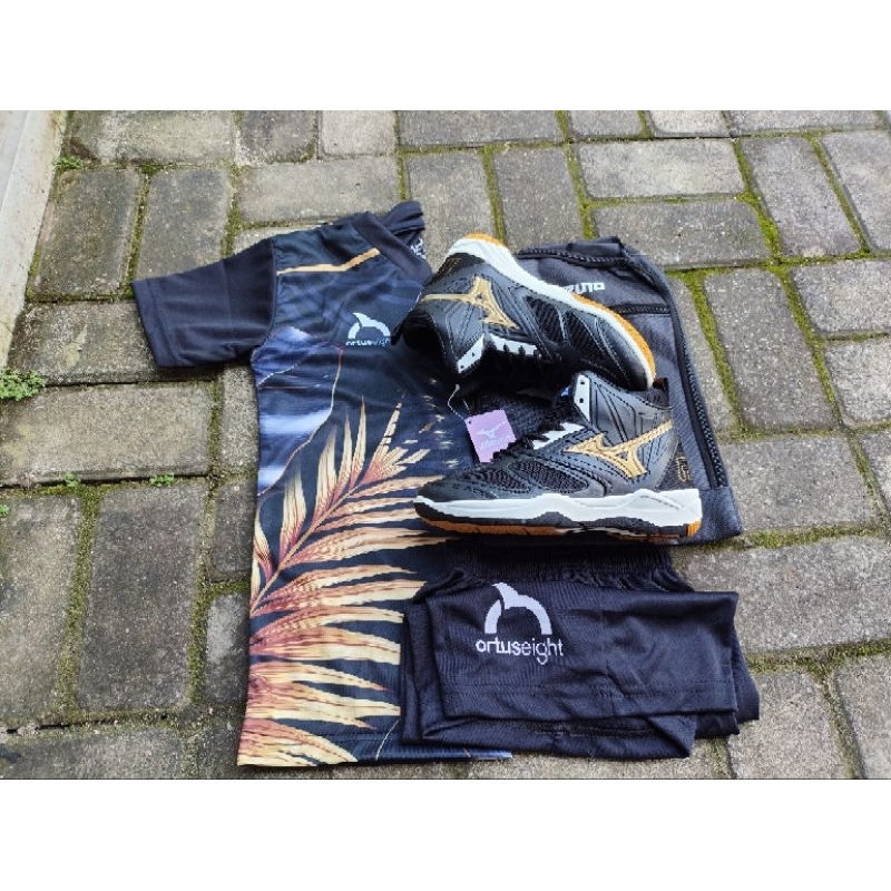 sepatu voli basket anak lengkap