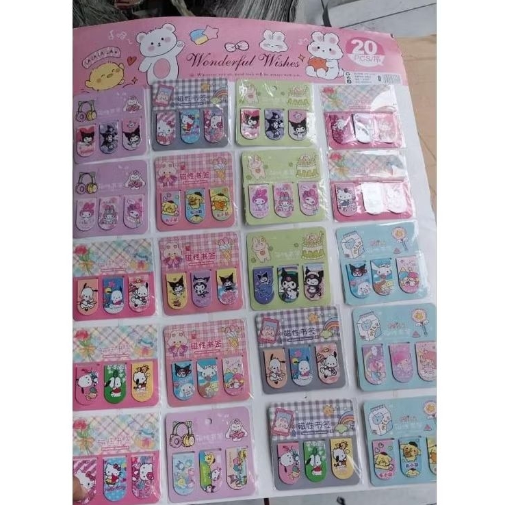 

1 Sachet Pembatas buku isi 3pcs