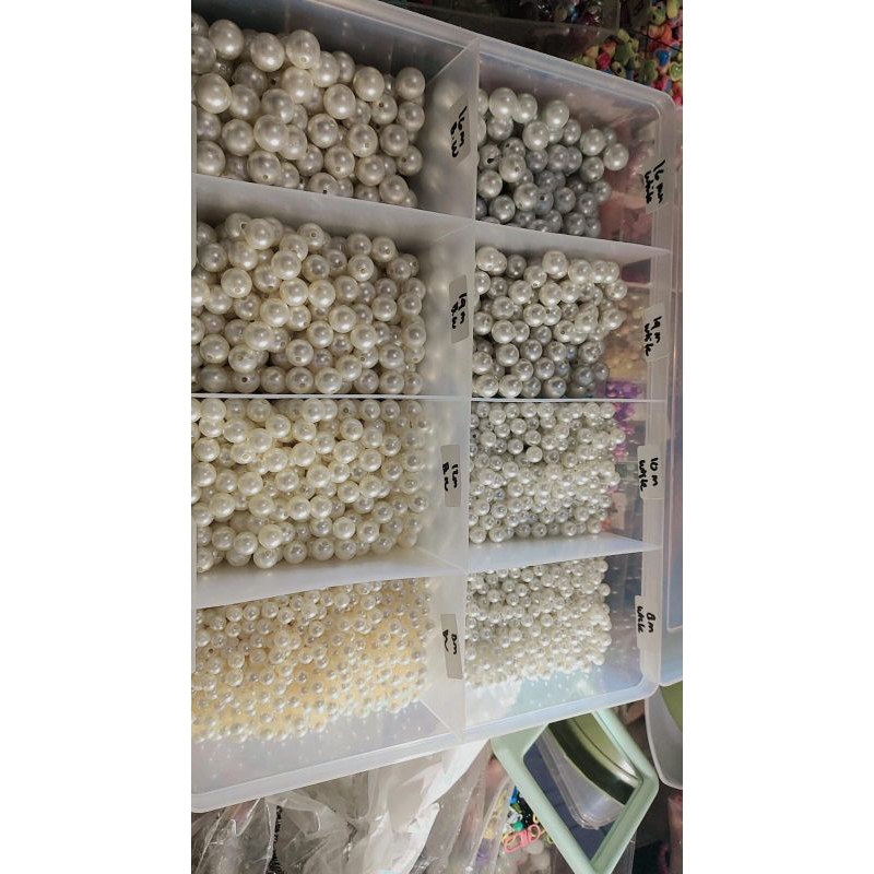 

450 gram mutiar ringan bulat mix ukuran