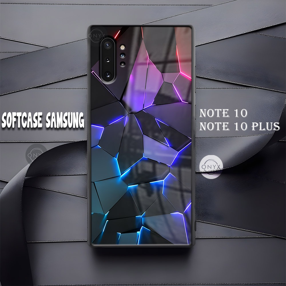 [AA01] Softcase Kilau Kaca Glossy SAMSUNG NOTE 10 | 10 PLUS | Motif Aesthetic | Kesing Samsung Note 