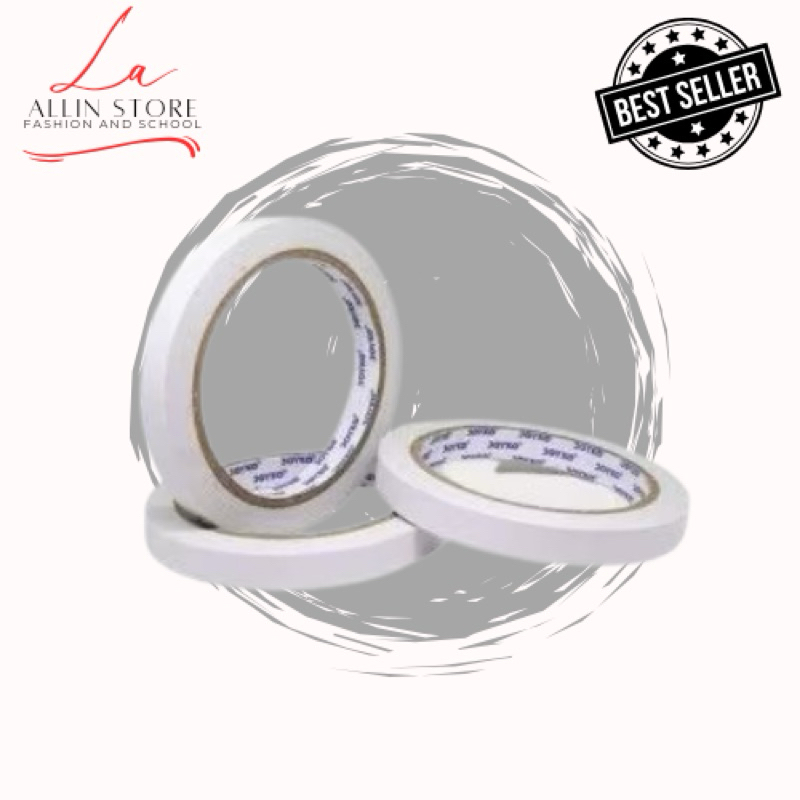

Isolasi Double Tape Seven Star 1/4 Inch 6MM x 10M Murah