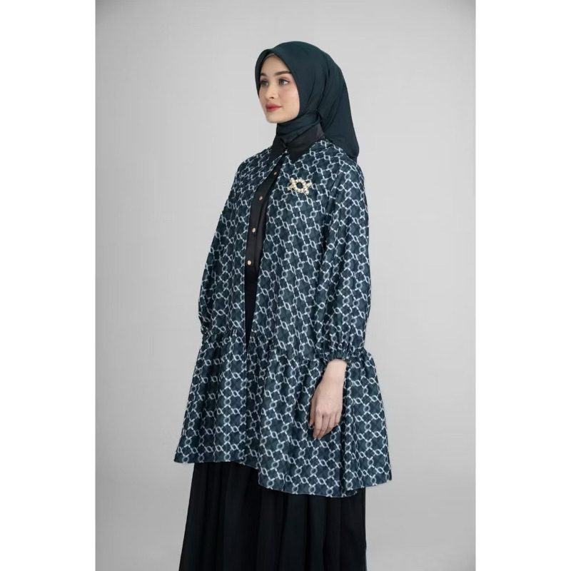 [NEW] Sale Wearing Klamby Outer Monogram Licorice Black Size M Hitam Mono WK Bukan BJ Benang Jarum B