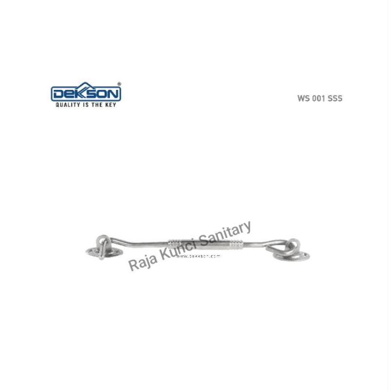 Hak Angin/Cantolan Jendela/Kunci Jendela/Dekson/Dekkson/WS DKS 001/8" Inch/10" Inch/Stainless
