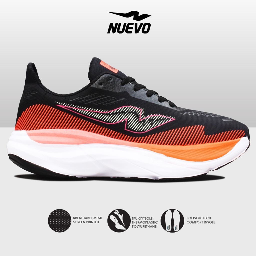 BESTPROMO BEST SALE NUEVO - SEPATU SNEAKERS RUNNING PRIA NUEVO SOARS XI SPORT SHOES OLAHRAGA LARI