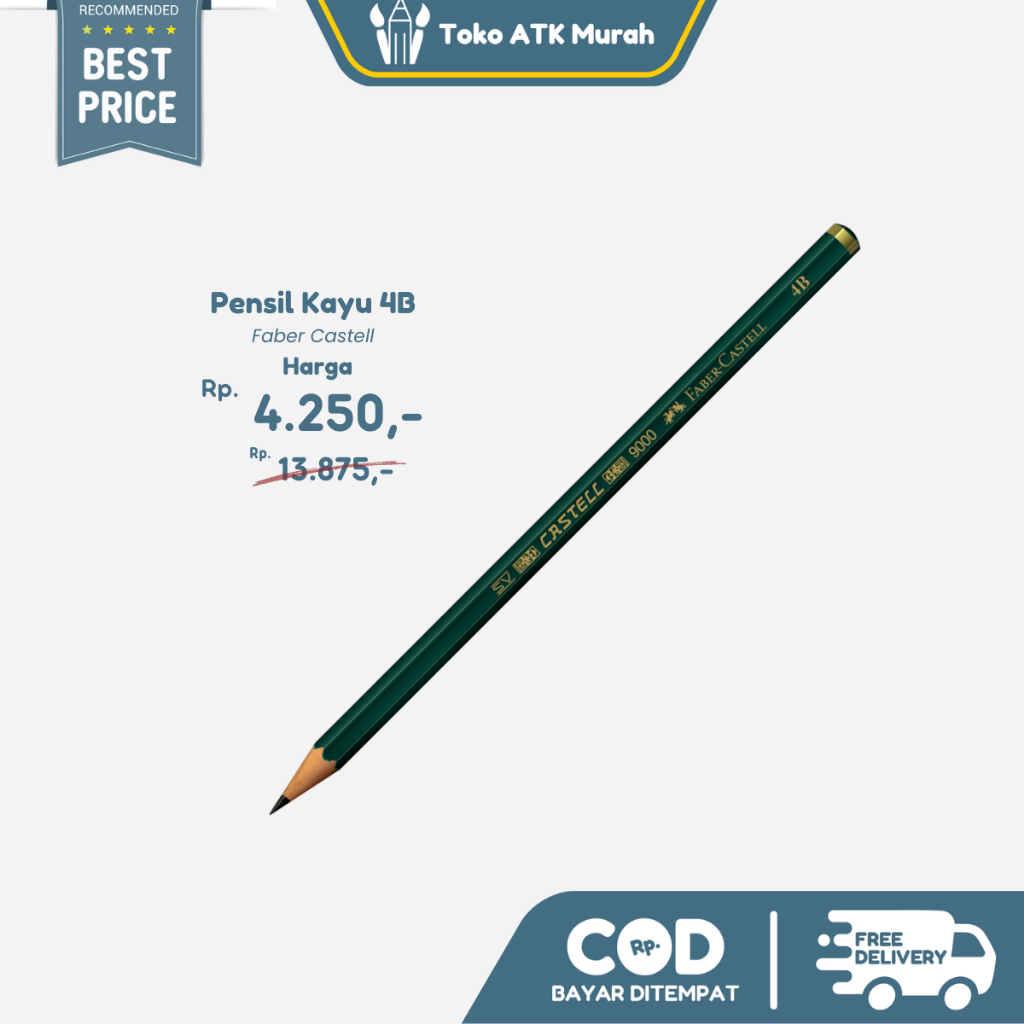 

Pensil 4B Faber-Castell 9000 1Pcs