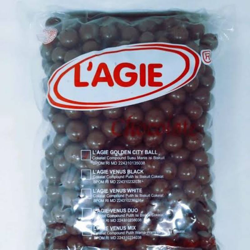 

Legie Choco ball kemasan 1kg