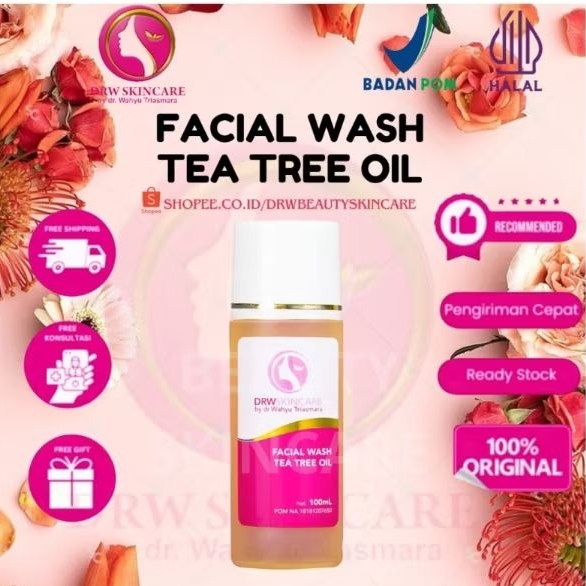 FACIAL WASH TEA TREE OIL DRWSKINCARE 100% ORIGINAL