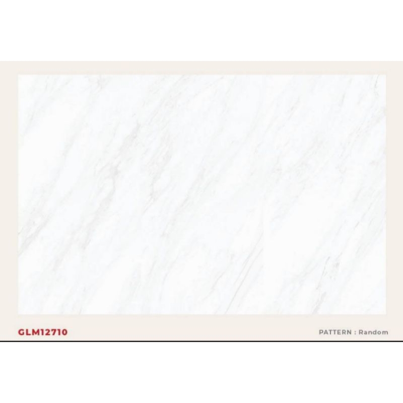 GRANITE MERK VICENZA SERI DIGITAL GLAZED SERIES KODE GLM12710 UKURAN 60X120 WARNA PUTIH MOTIF MARMER