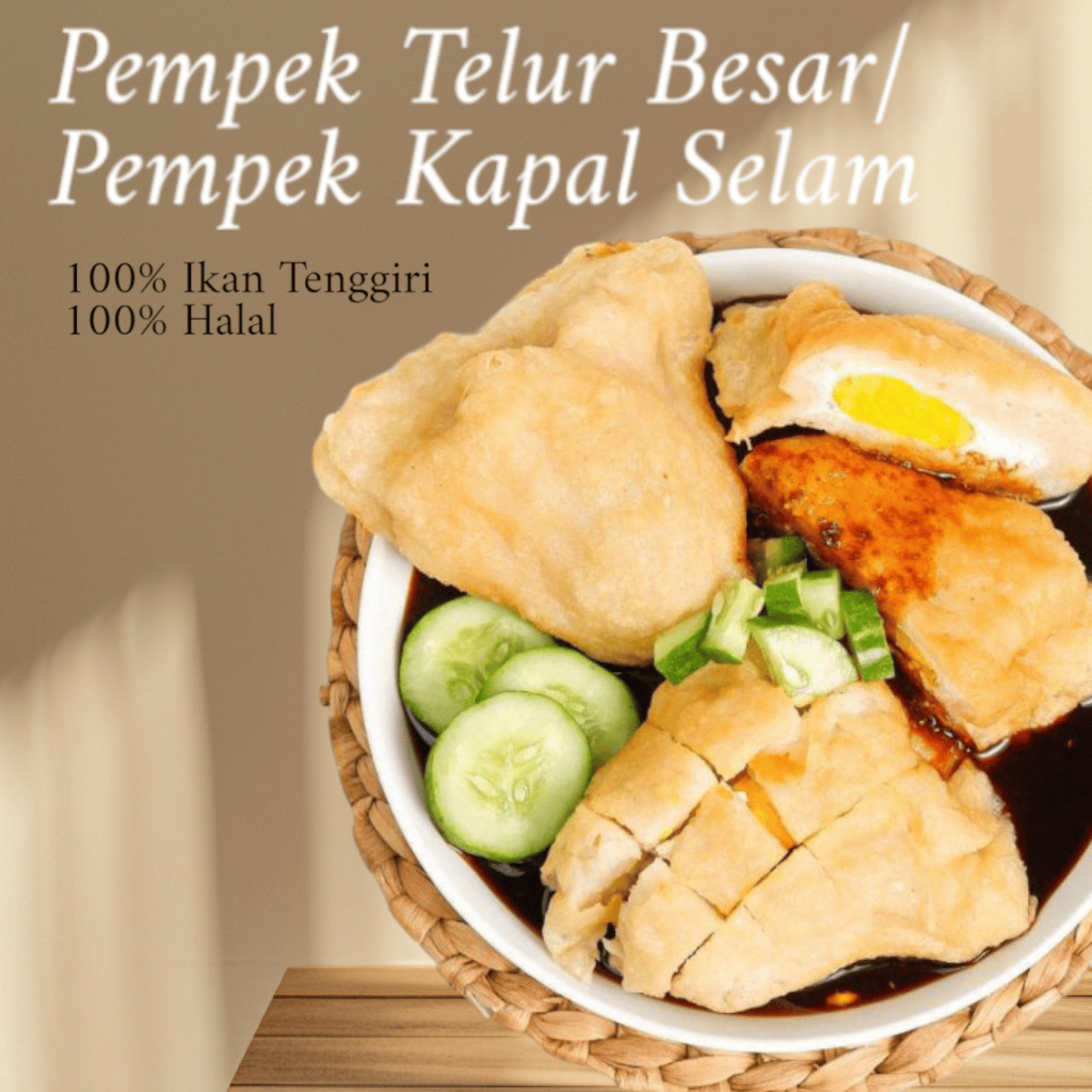 

Pempek Kapal Selam / Telur Besar Premium Isi 2Pc - Pempekkemplang33