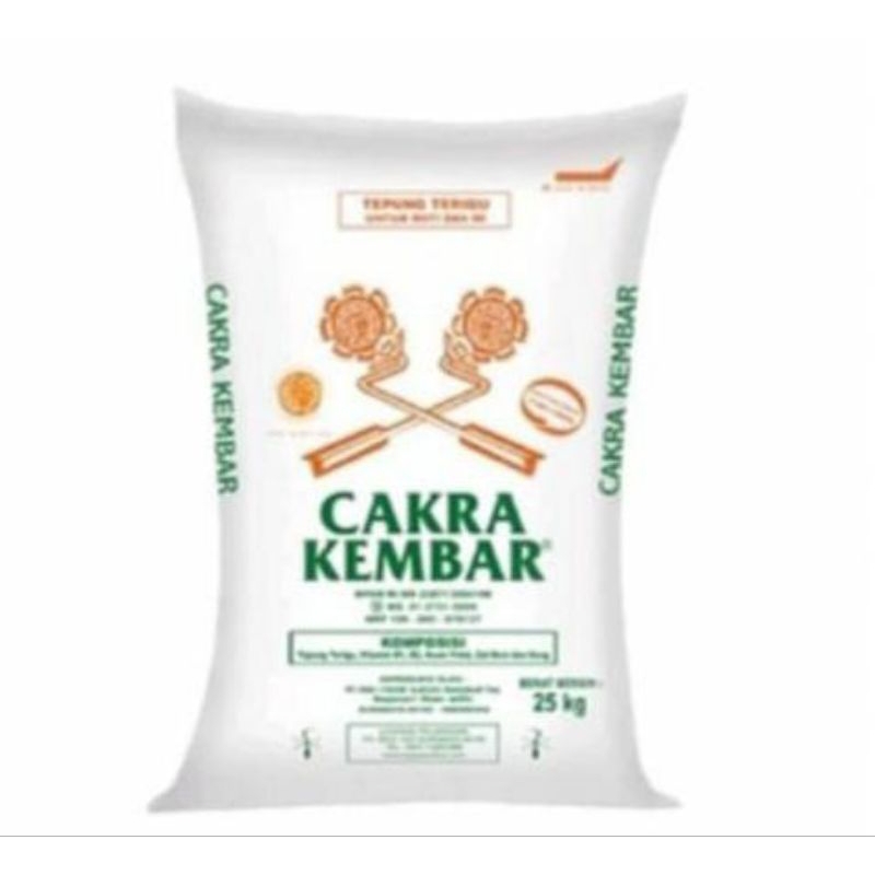 

⚫TOKOSURYA ⚫ Tepung Cakra Kembar kemasan 25 kg