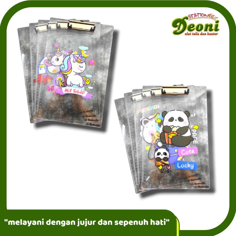 

BUTTERFLY Clipboard Transparent TA507 Unicorn Bear