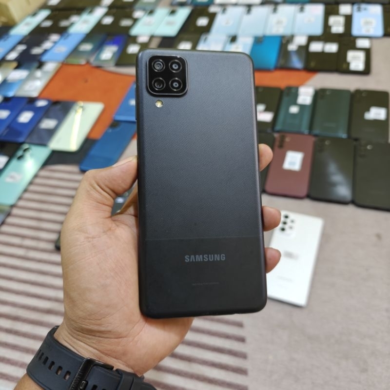 SAMSUNG A12 RAM 4/128 HP SECOND BEKAS GARANSI RESMI