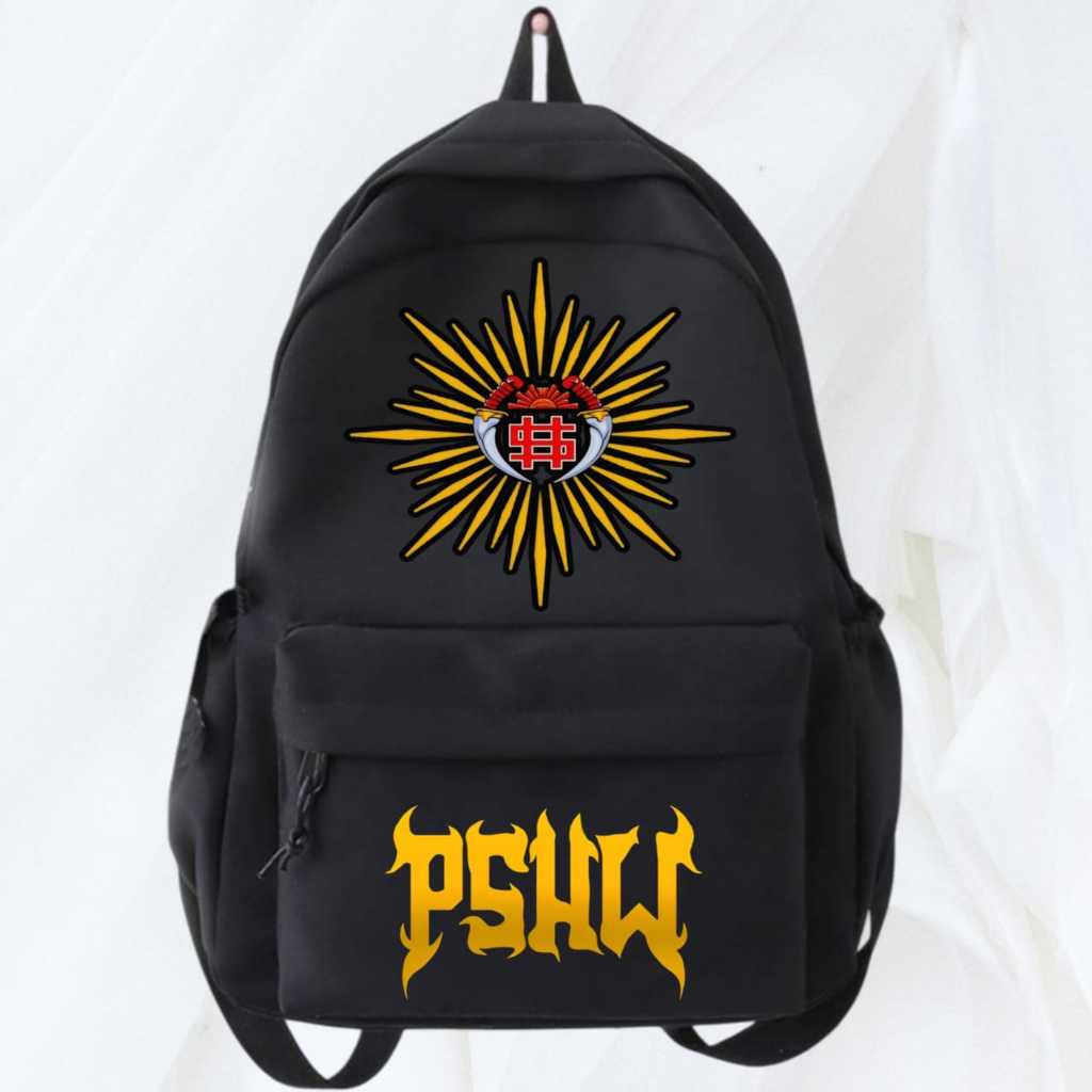 Tas Ransel PSHW Persaudaraan Setia Hati Winongo Series Kanvas Cordura Premium / Backpack Tas Sekolah