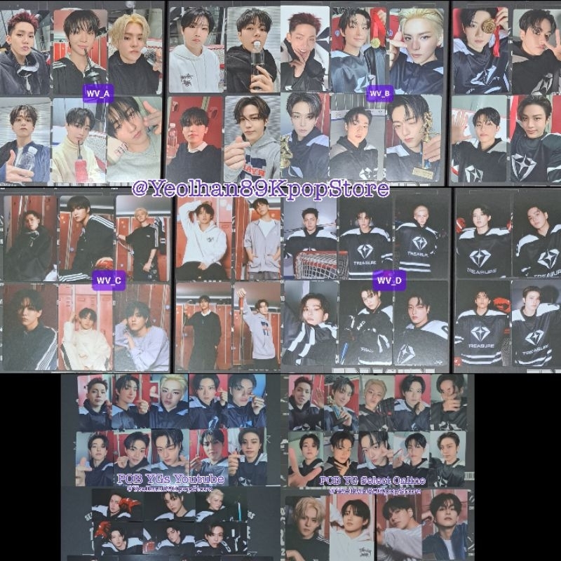 [Ready Stock Official] TREASURE Photocard POB 2025 Seasons Greetings ( YG Select Online / Youtube / 