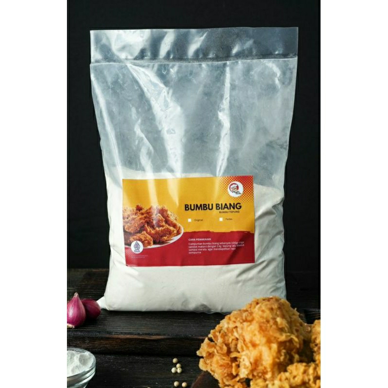 

Tepung Premix Biang Ayam goreng Fried Chicken 1 kg Premium - Master Bumbu