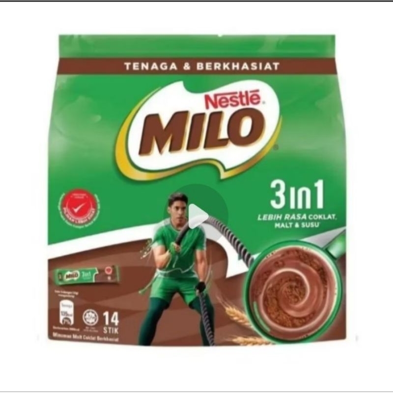 

Milo 3 in1 Malaysia 14 stik 3-2026