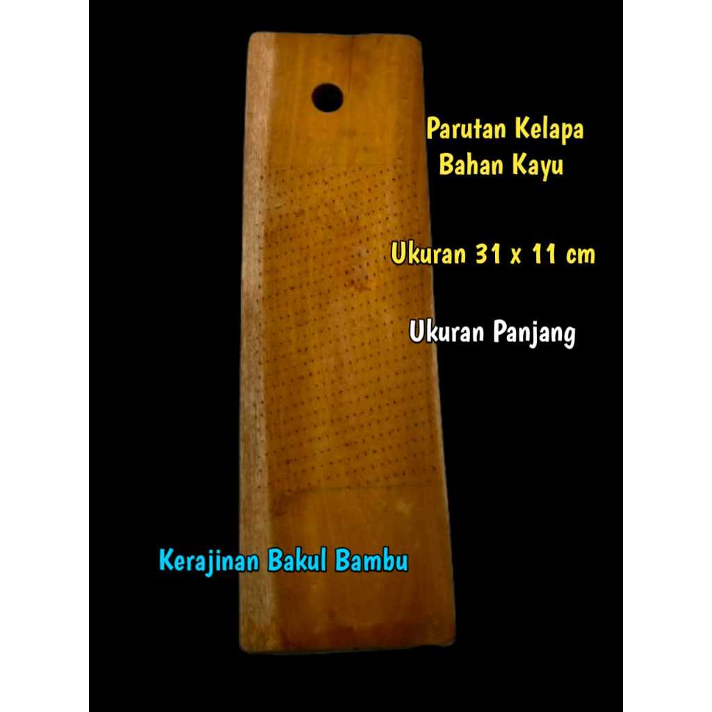 Parutan kelapa bahan kayu kuat parutan kayu ukuiran panjang murah parutan alat menghaluskan kelapa