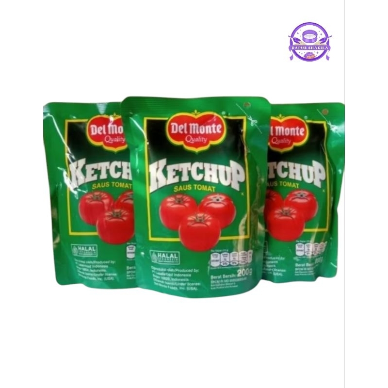 

Delmonte Tomato 200gr, Saus Tomat 200gr