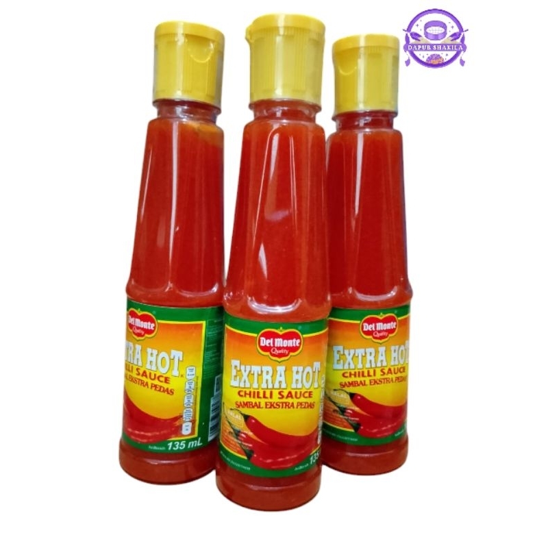 

Delmonte Extra Hot Chili Sauce Botol 135 ml