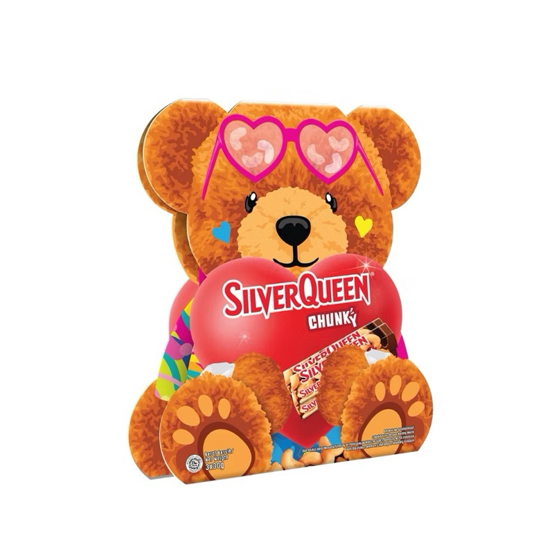 

COKELAT VALENTINE SILVERQUEEN CHUNKY BAR ISI MEDE 3 pcs 26gr