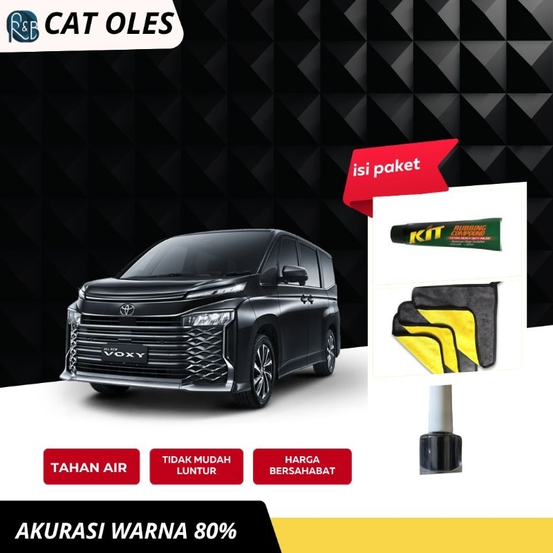 CAT OLES TOYOTA VOXY WARNA HITAM KODE:BLACK 202