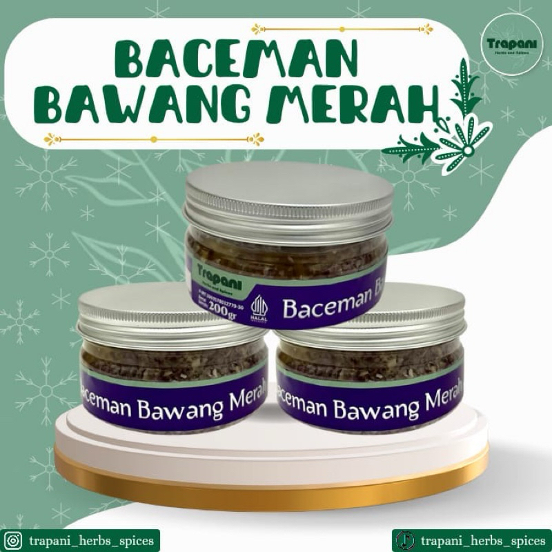 

Baceman Bawang Merah 200 ML- Minced Shallot Oil