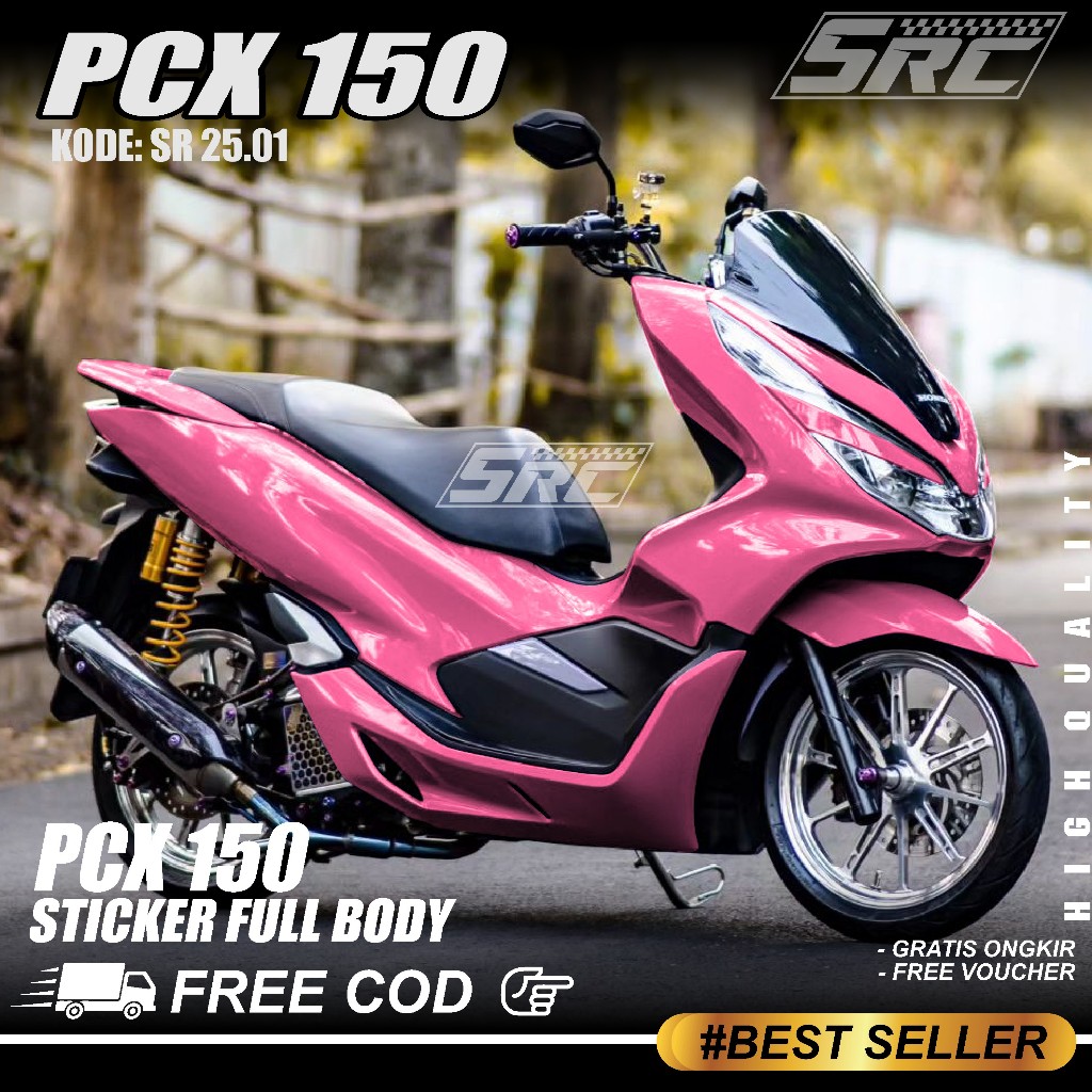 COD Sticker Decal Full Body Honda PCX 150 Tahun 2017 2018 2019 2020 2021 Sticker Full Body PCX 150 G