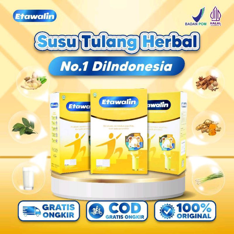 

Etawalin Susu Etawa Herbal Nyeri Sendi 1 Box