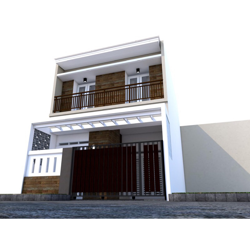 Jasa 3D Eksterior dan Denah Rumah