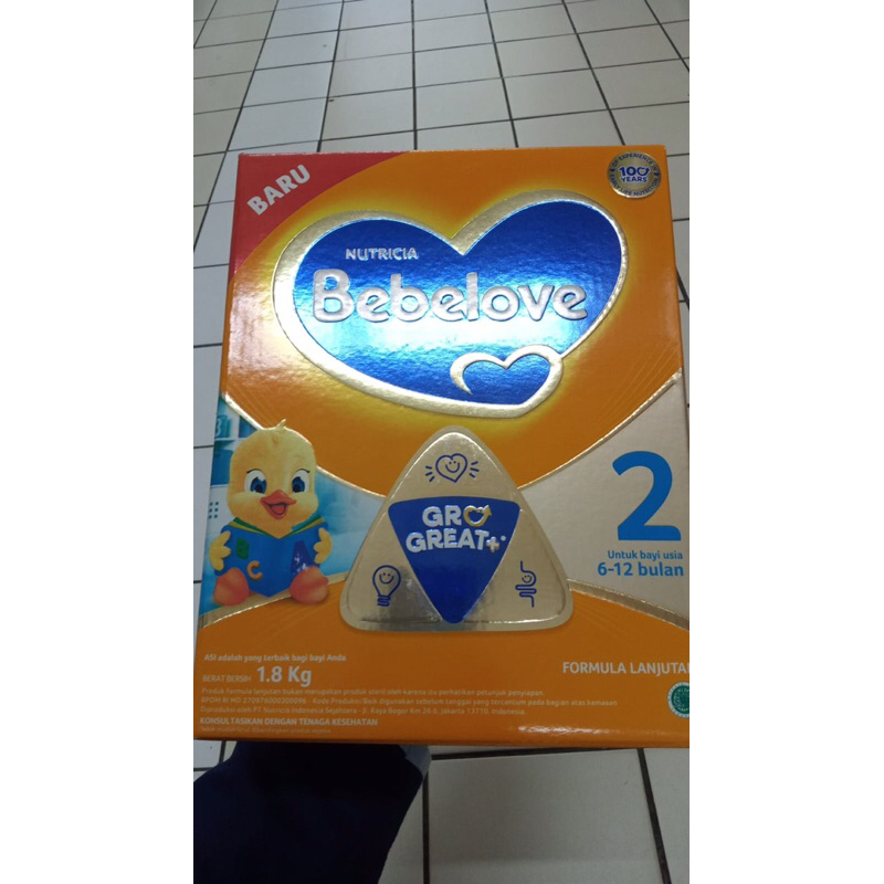 

BEBELOVE 2 1.800 gr exp okt 2025 box masih bagus (masih baru)