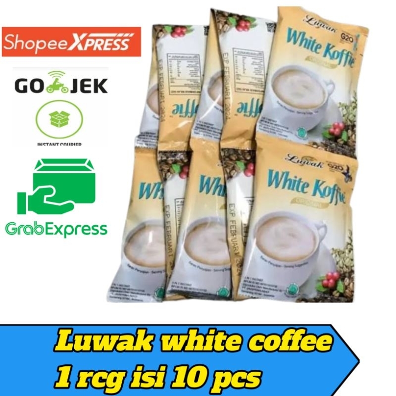 

Kopi luwak white koffie 20gr 1 rcg isi 10 pcs