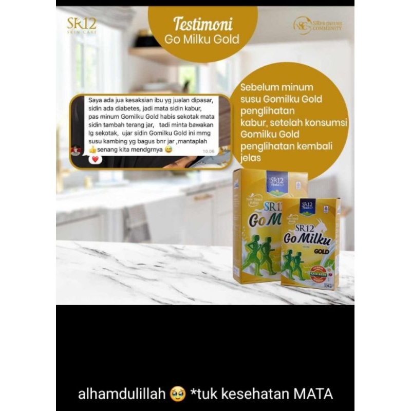 

SR12 Go Milk Gold 600gr