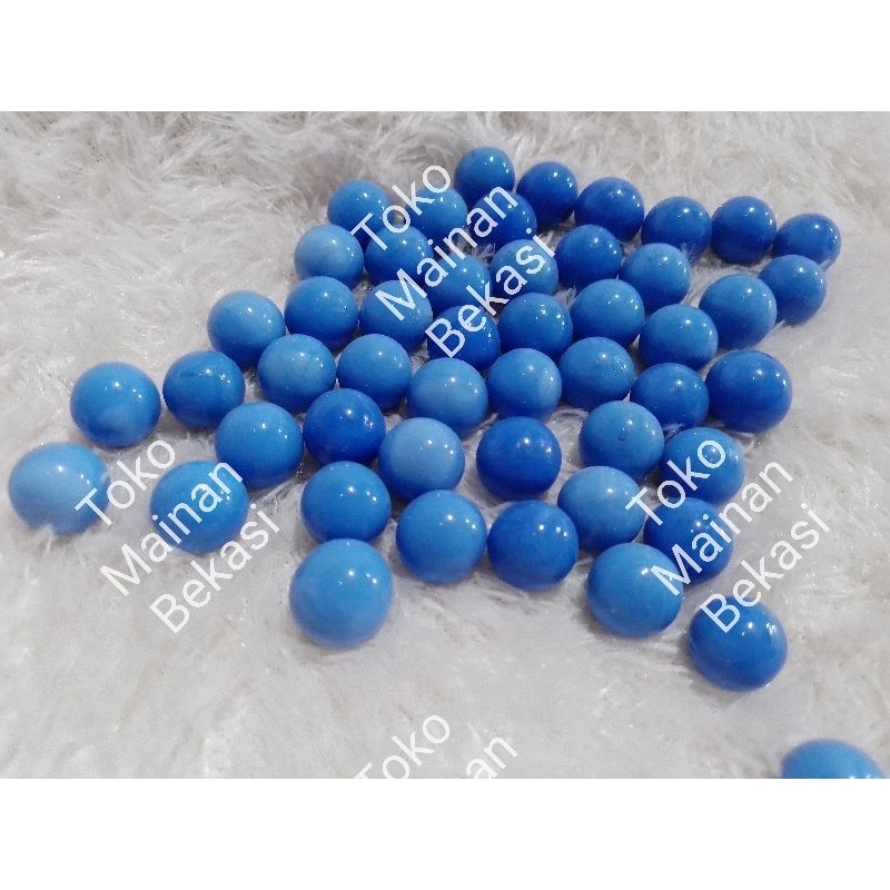 25 PCS GUNDU/KELERENG MARMER BIRU