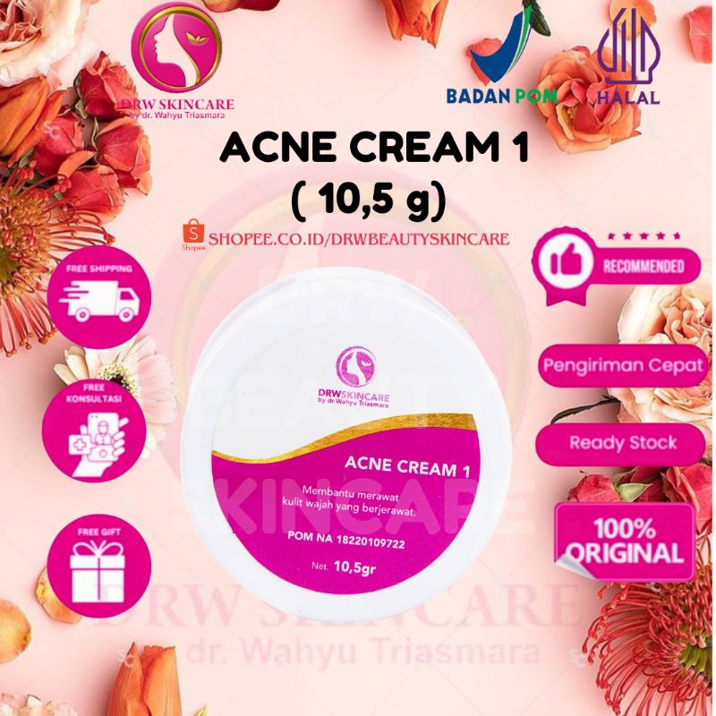 KRIM / CREAM MALAM ACNE 1 DRW SKINCARE 100% ORIGINAL / KRIM CREAM MALAM KULIT BERJERAWAT P