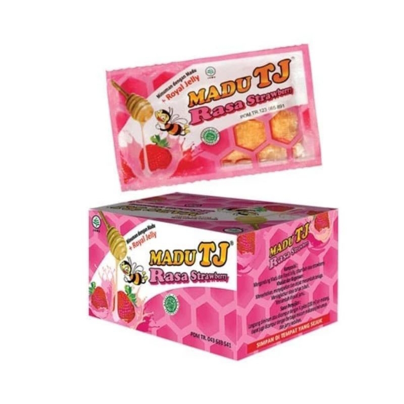 

madu tj strawberry (12 sachet)