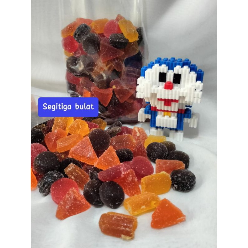 

PERMEN GUMMY SEGITIGA BULAT 500 GRAM