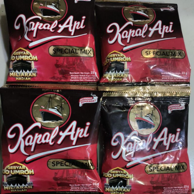 

kopi kapal api mix 1 renceng isi 10pcs