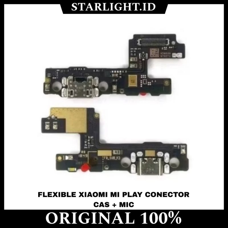 FLEXIBLE FLEKSIBEL BOARD KONEKTOR CONNECTOR CHARGER PAPAN CAS ORI+IC XIAOMI MI PLAY