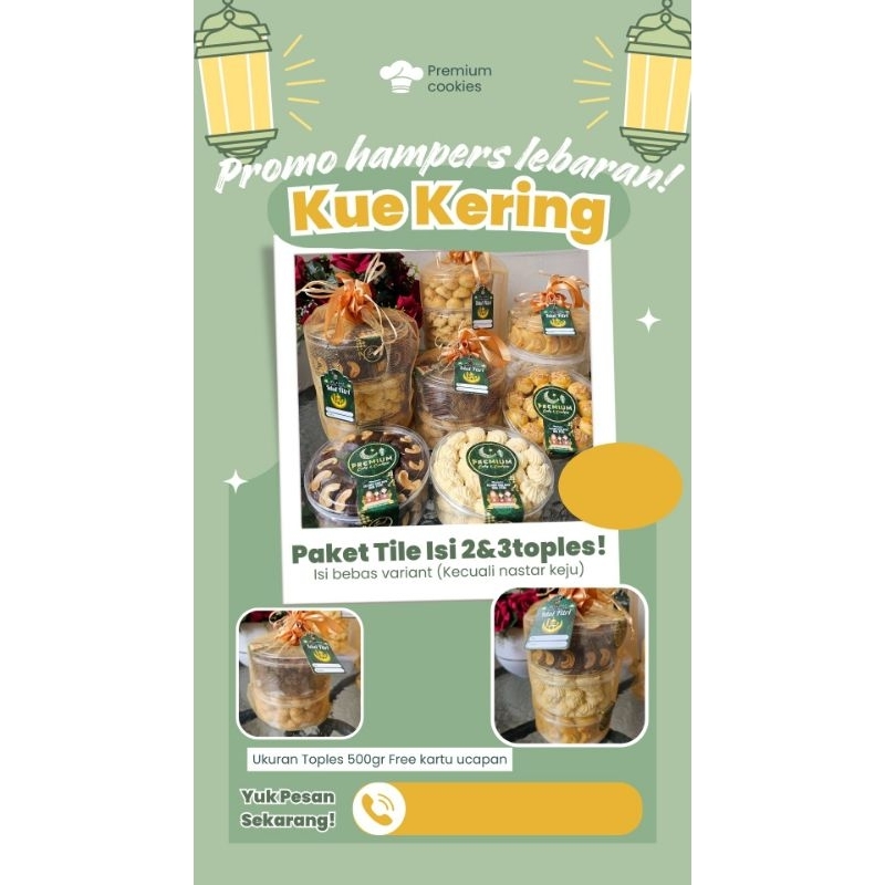 

PROMO Hampers Lebaran Cookies isi 2 dan 3